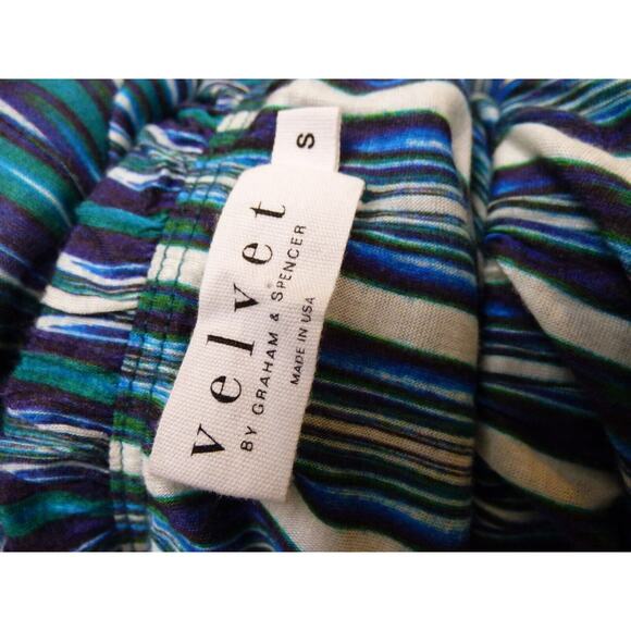 Velvet by Graham & Spencer Ikat Printed High Low Strapless Dress S NEW - Picture 10 of 10